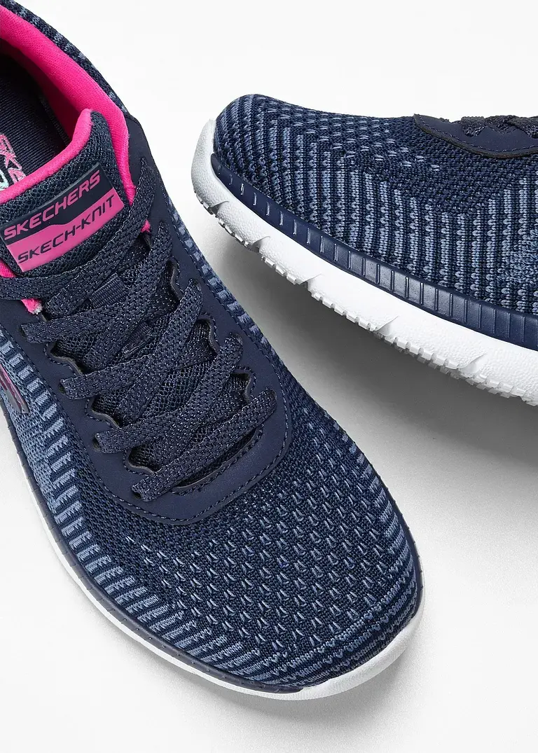 bonprix Moderner Komfort Sneaker von Skechers mit Memory Foam - blau Letzter Tag