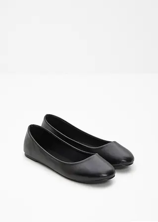 bonprix Zeitloser Ballerina in schönem Design - schwarz - Damen Bis zu 50% Rabatt