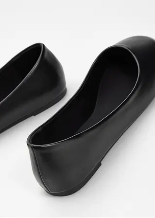 bonprix Zeitloser Ballerina in schönem Design - schwarz - Damen Bis zu 50% Rabatt