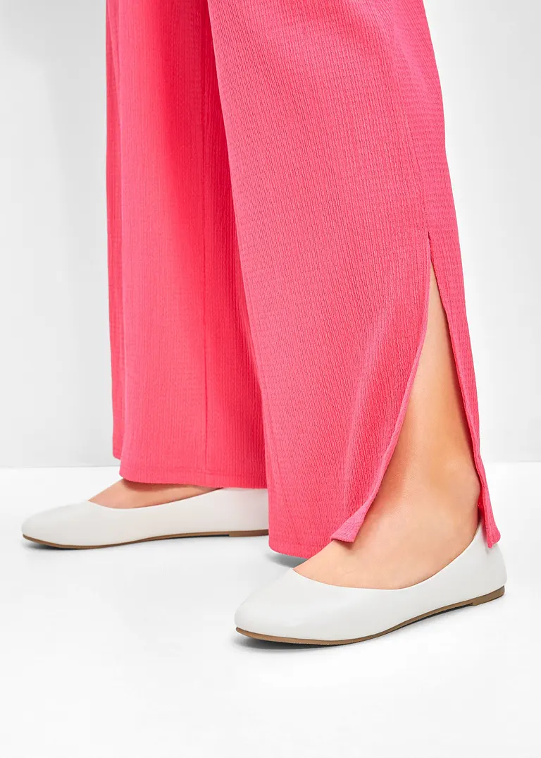 bonprix Zeitloser Ballerina in schönem Design - weiß - Damen Bis zu 60% Rabatt