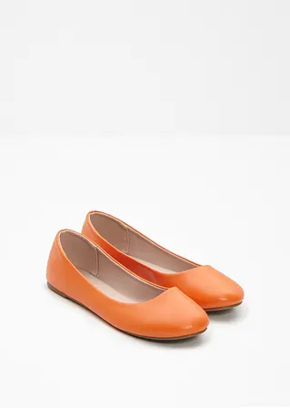 bonprix Zeitloser Ballerina in schönem Design - orange - Damen Bis zu 65% Rabatt