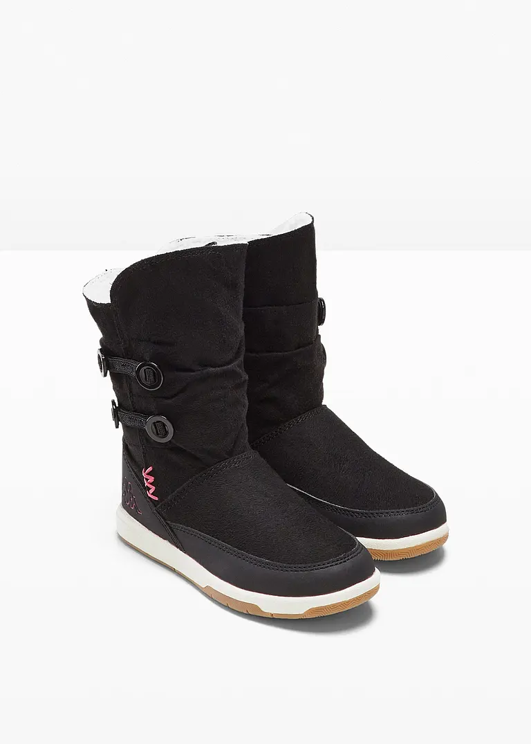 bonprix Niedlicher Winter Boot von Kappa mit schönen Details - schwarz Discount Store für neue Produkte