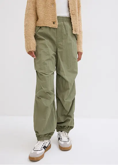 bonprix Modische Mädchen Schupfhose mit warmen Futter - grün Fabrikverkauf