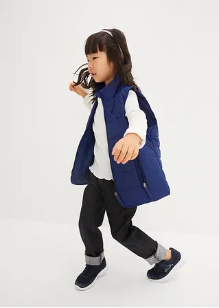 bonprix Leichte Mädchen Steppweste - blau - Kinder Black Friday