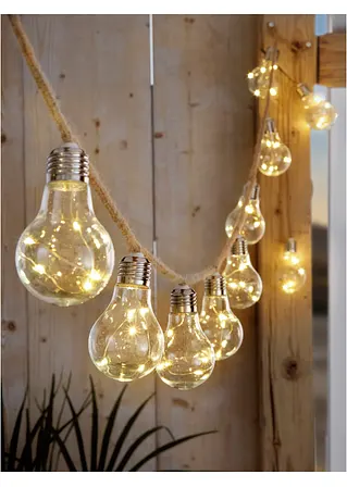 bonprix Stimmungsvolle Dekoration - LED-Solar-Lichterkette mit 10 Glühbirnen Zeitlich begrenztes Angebot