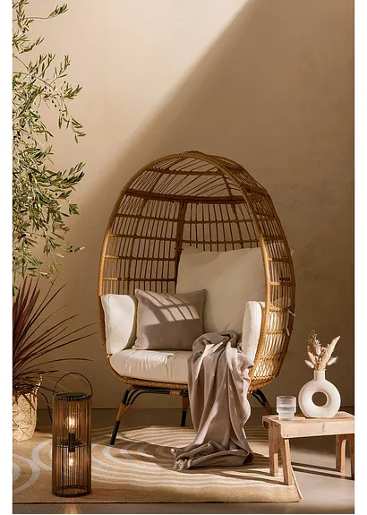 bonprix Stylische Sitzgelegenheit aus Rattan - beige Sonderangebote