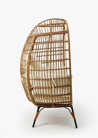 bonprix Stylische Sitzgelegenheit aus Rattan - beige Sonderangebote