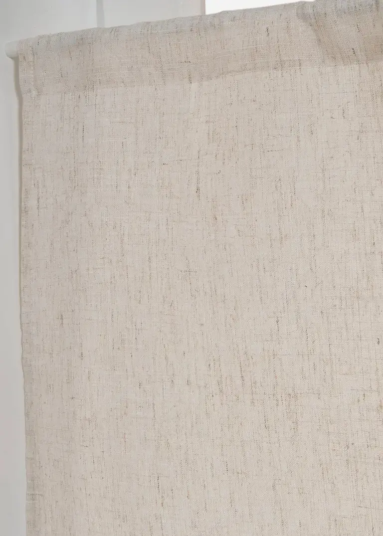 bonprix Schlichte Küchengardine - beige Tunnelzug Nur für heute