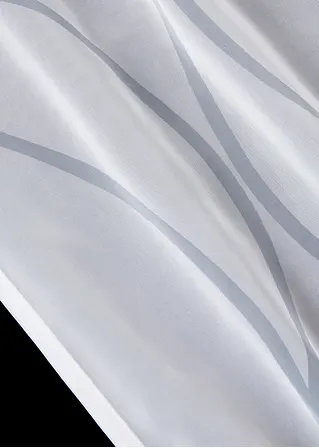 bonprix Transparenter Gardinenschal mit modernem Druck - weiß Ösen Verkauf