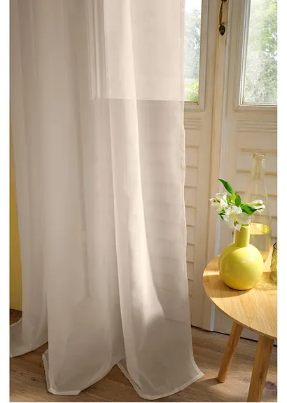 bonprix Sehr feinfädige Batist-Gardinenschal mit weichem Touch Black Friday
