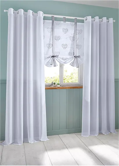 bonprix Sehr feinfädige Batist-Gardinenschal mit weichem Touch Osterangebot