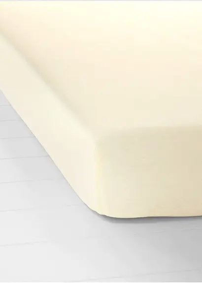 bonprix Perfekte Passform: Jersey Spannbettlaken - offwhite Begrenzte Freigabe