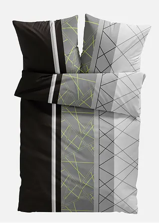bonprix Bettwäsche mit graphischem Streifen Design Nur für heute